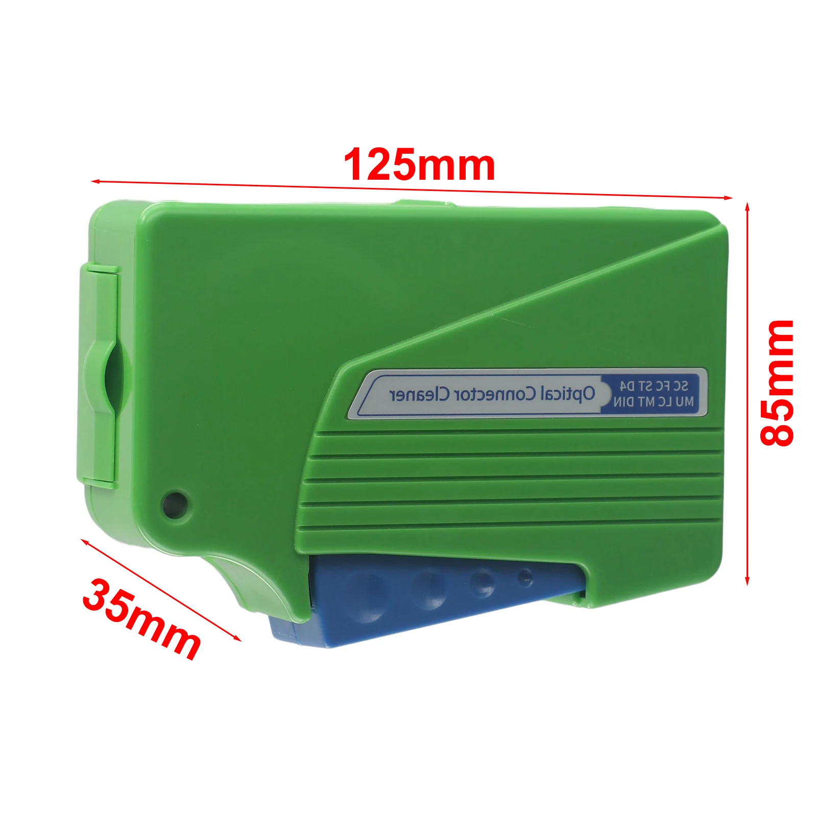 Cleaner Cassette Fiber Connectors End Face KCC-550 Lightweight Design Manual Operation Brand New Cassette 500+ Cleans
