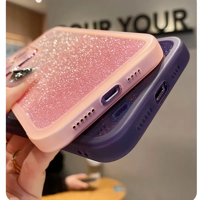 Magic 6 5 4 pro 5G Luxury Shiny Glitter Silicone Case For Huawei Honor Magic 5 6 Lite 20 pro 20i 10i Shockproof Back Cover Case