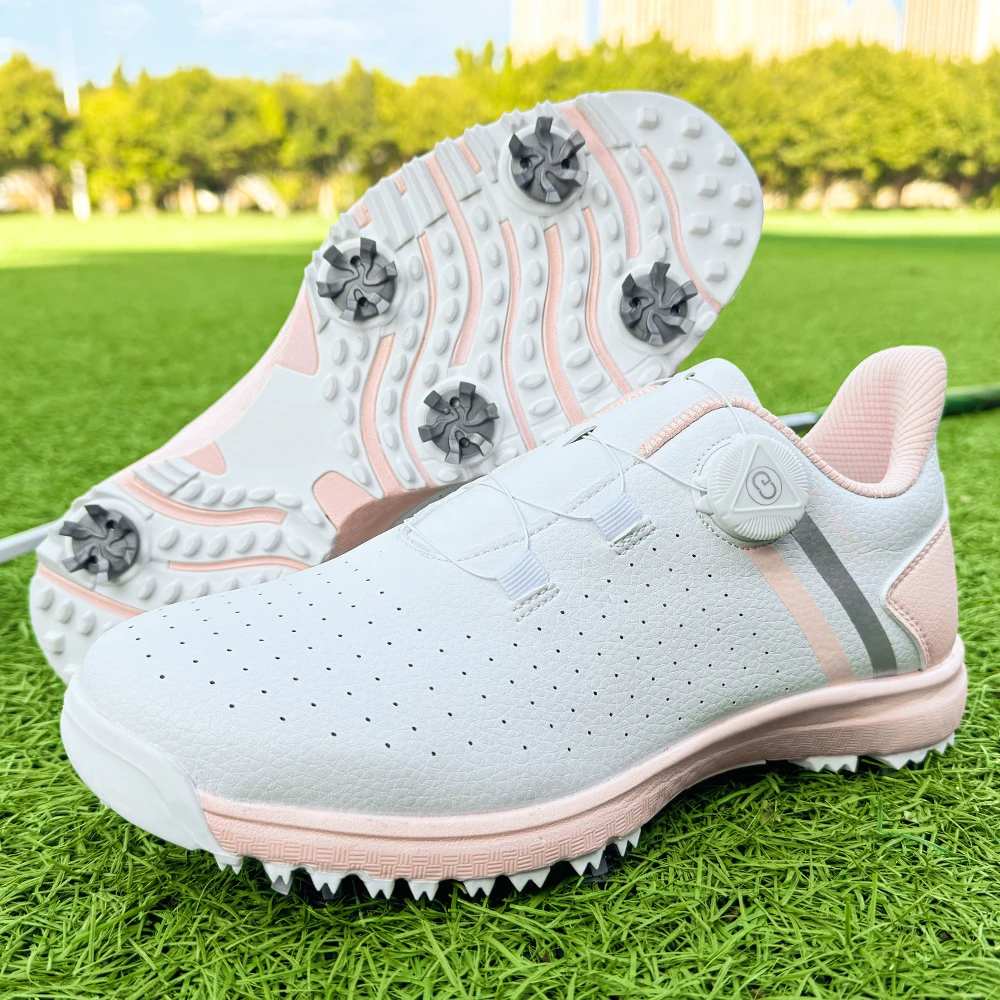 

New Golf Shoes Women Waterproof Female Comfortable for Golfers Exercise Sneakers Size 36-41