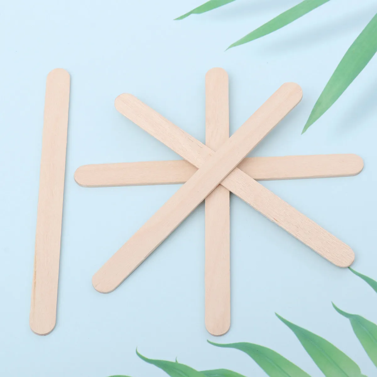 150Pcs Disposable Wooden Spatula for Waxing Body Hand Feet Areas Quick Easy Hair Removal Tool Compatible with Hot and Strip Wax