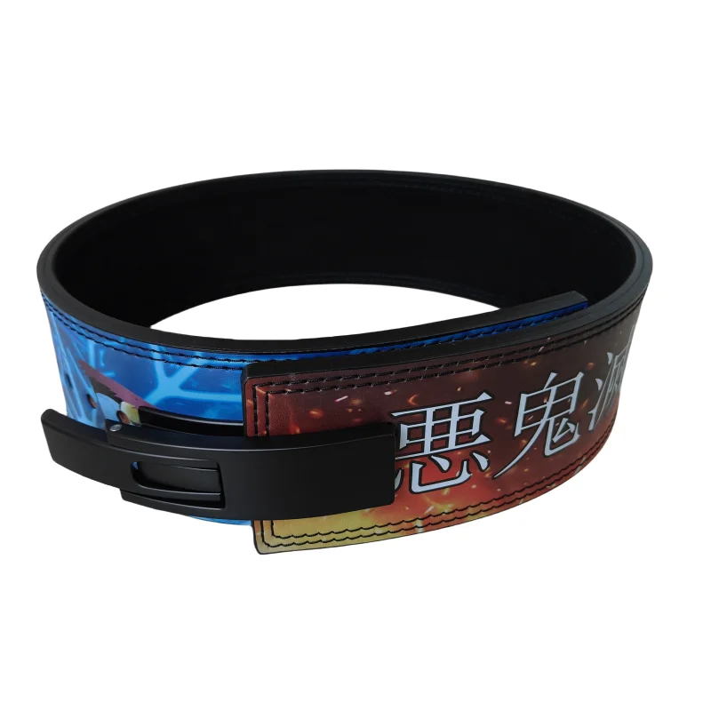 10MM Weight Lifting Lever Belt Cowhide Adjustable Powerlifting Belt   Men Women Gym Weightlifting Squat Deadlift Waist Support