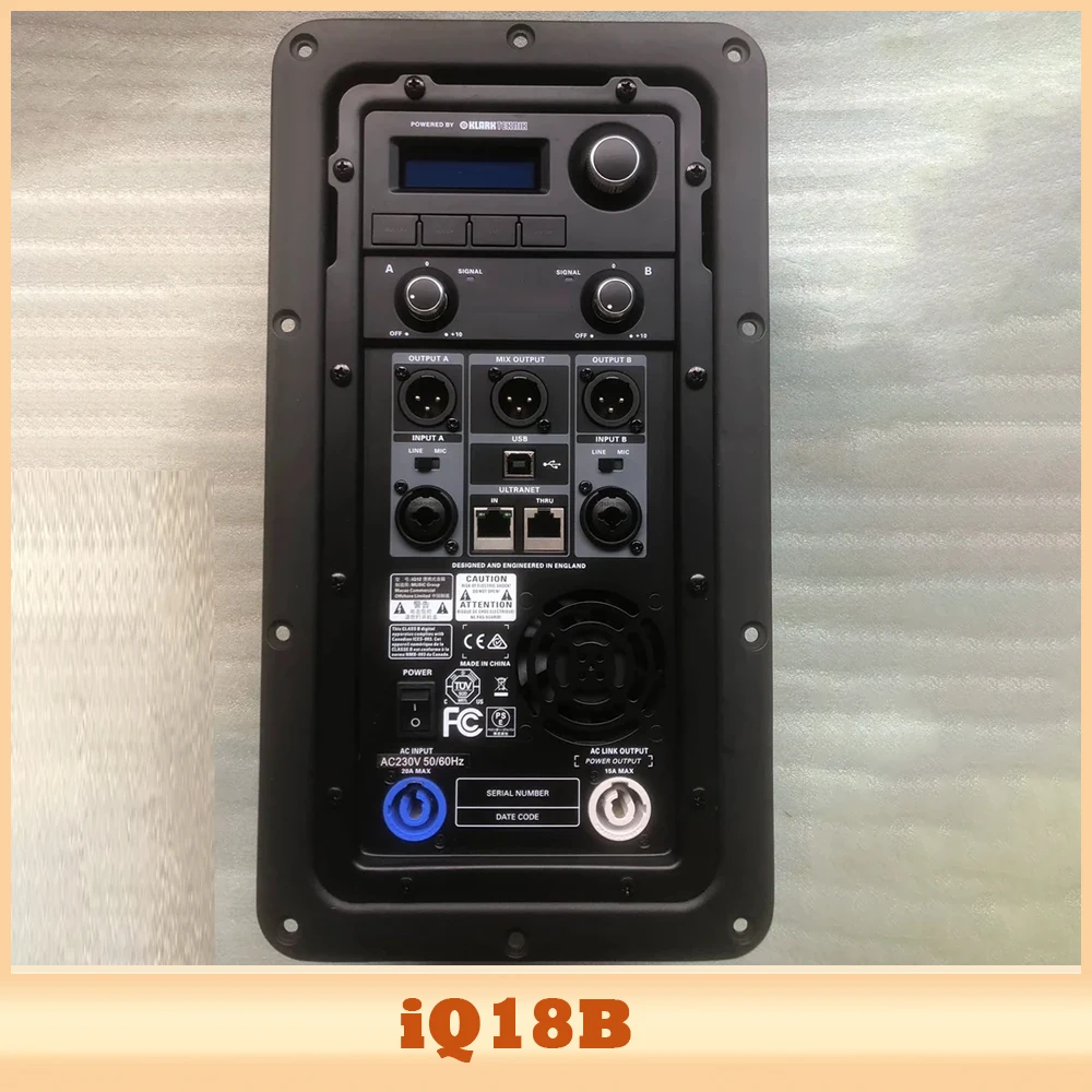 

iQ18B для платы активного усилителя мощности iQ18B Turb-osound