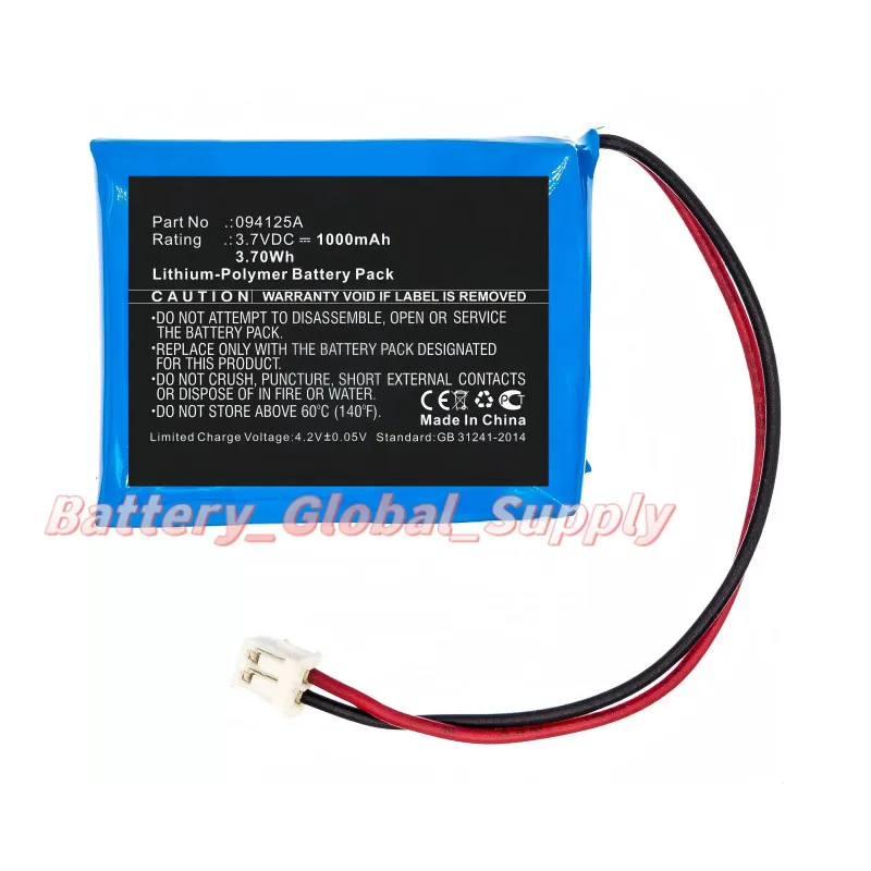 

Battery for 094125A headlights 3.7V 1000MAH fast delivery, brand new