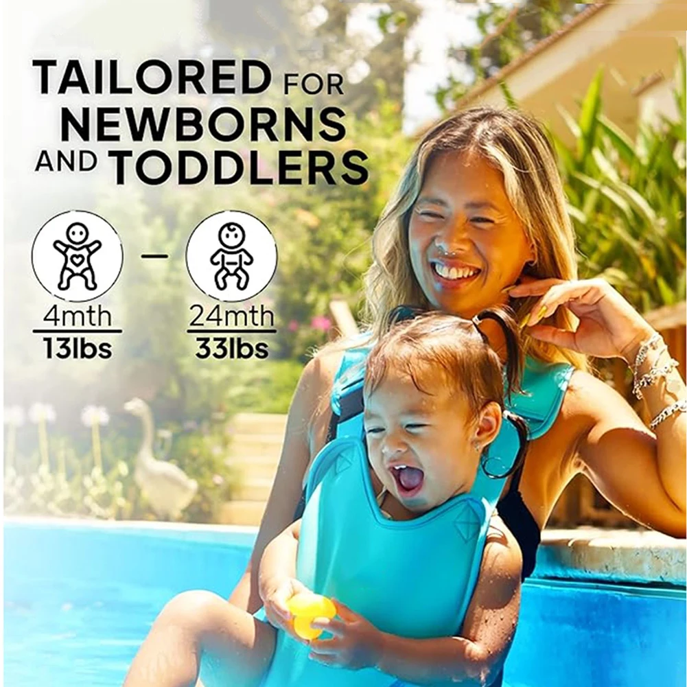 حامل صدر للرضع خفيف الوزن يستخدم في الماء والرض، حامل مقعد الورك للأطفال الرضع لحمام السباحة والشاطئ