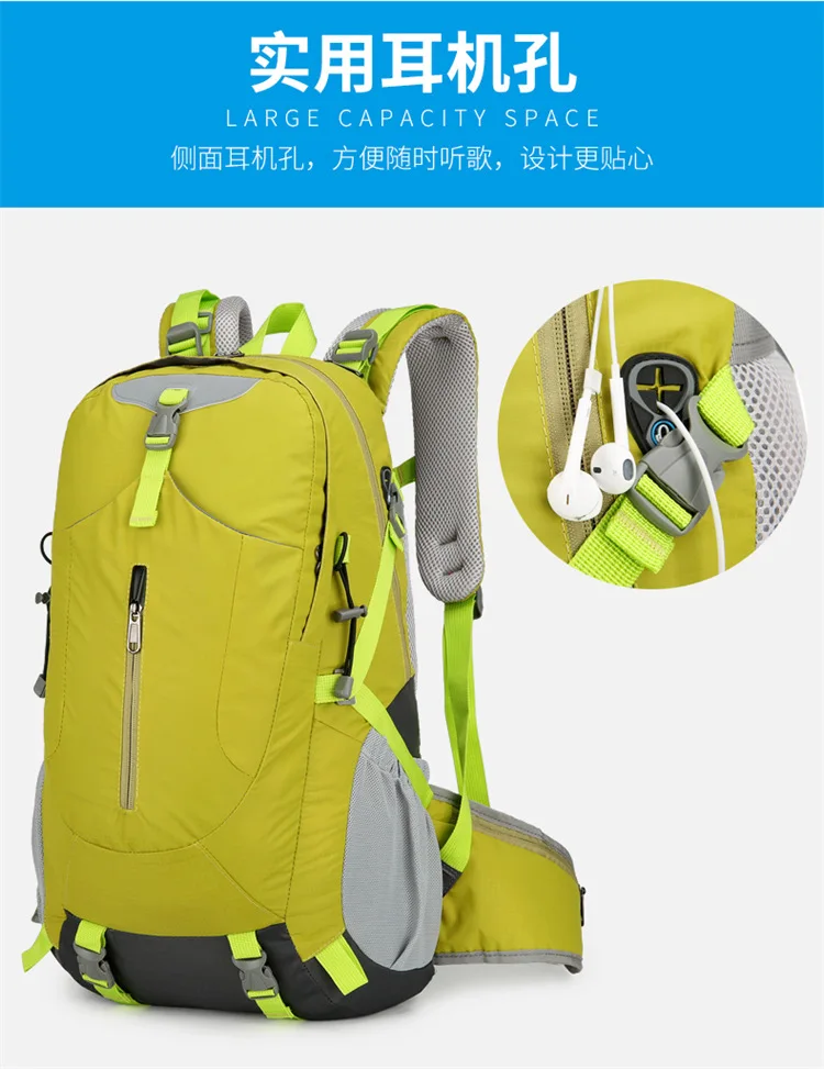 Outdoor Hiking Backpack Waterproof Men's and Women's Lightweight backpack Large Capacity Travel Backpacks 가방 mochilas masculinas