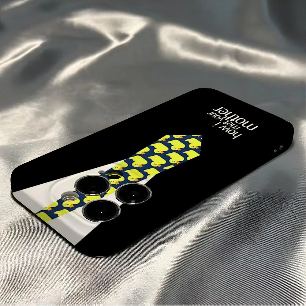 كيف قابلت والدتك Himym جراب هاتف آيفون 16 برو ماكس 15 14 13 12 11 Pro11 Mini 2025 16 لامع HD غطاء الفيلم