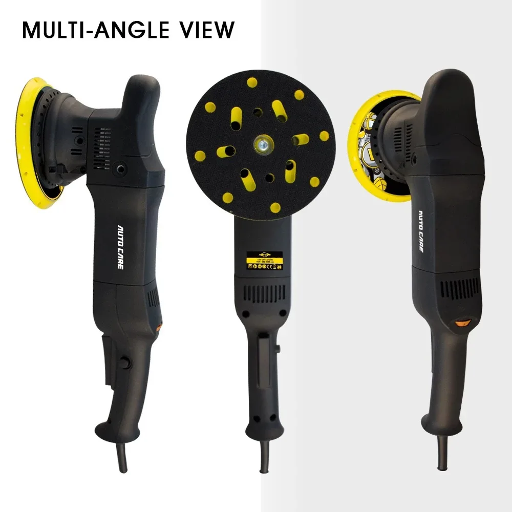 700W Car Polishing Machine 6-inch Disc Double Action Automatic Shock Polishing Machine 6-Speed Speed Polishing Waxing Machine