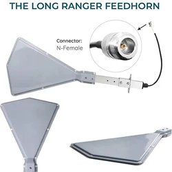 Long range 4G 5G cellular antenna up to 30 miles outdoor cell phone booster antenna +26db Cover all cellular band