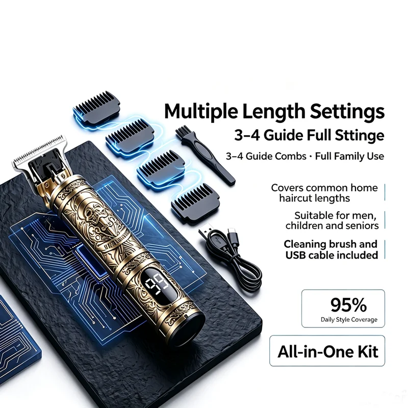 T9 Men's Electric Shaver Shavi - đánh giá và giá Beard Trimmer Cordless