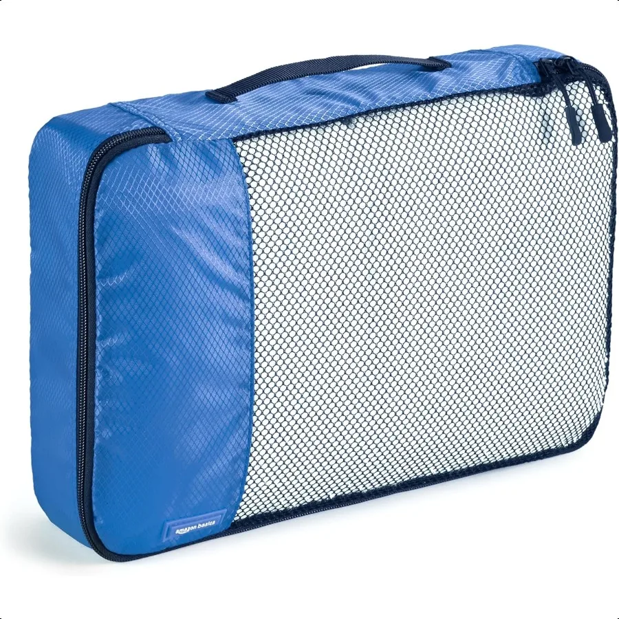 Packing Cubes for Travel Packing Organizers Set 4PieceSet Slim Small Medium Large With Double Zipper Pulls and Mesh Top Panel 1