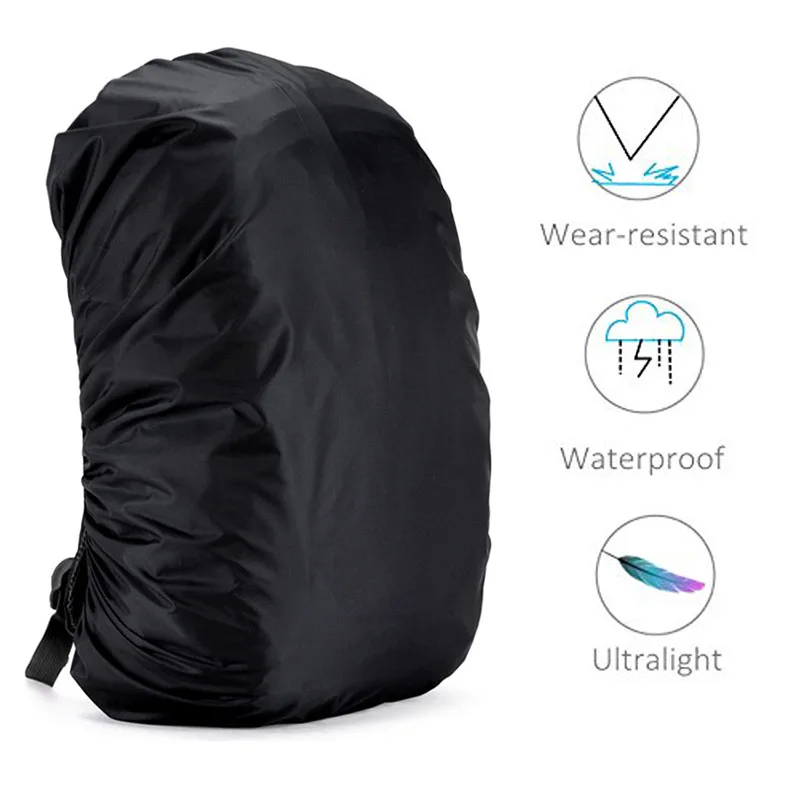 capa de chuva mochila bolsa a prova impermeavel agua poeira caminhadas bolsas acampamento grande militar 90l 95l 110l capa chuva xa41a 35l 100l 120l 01