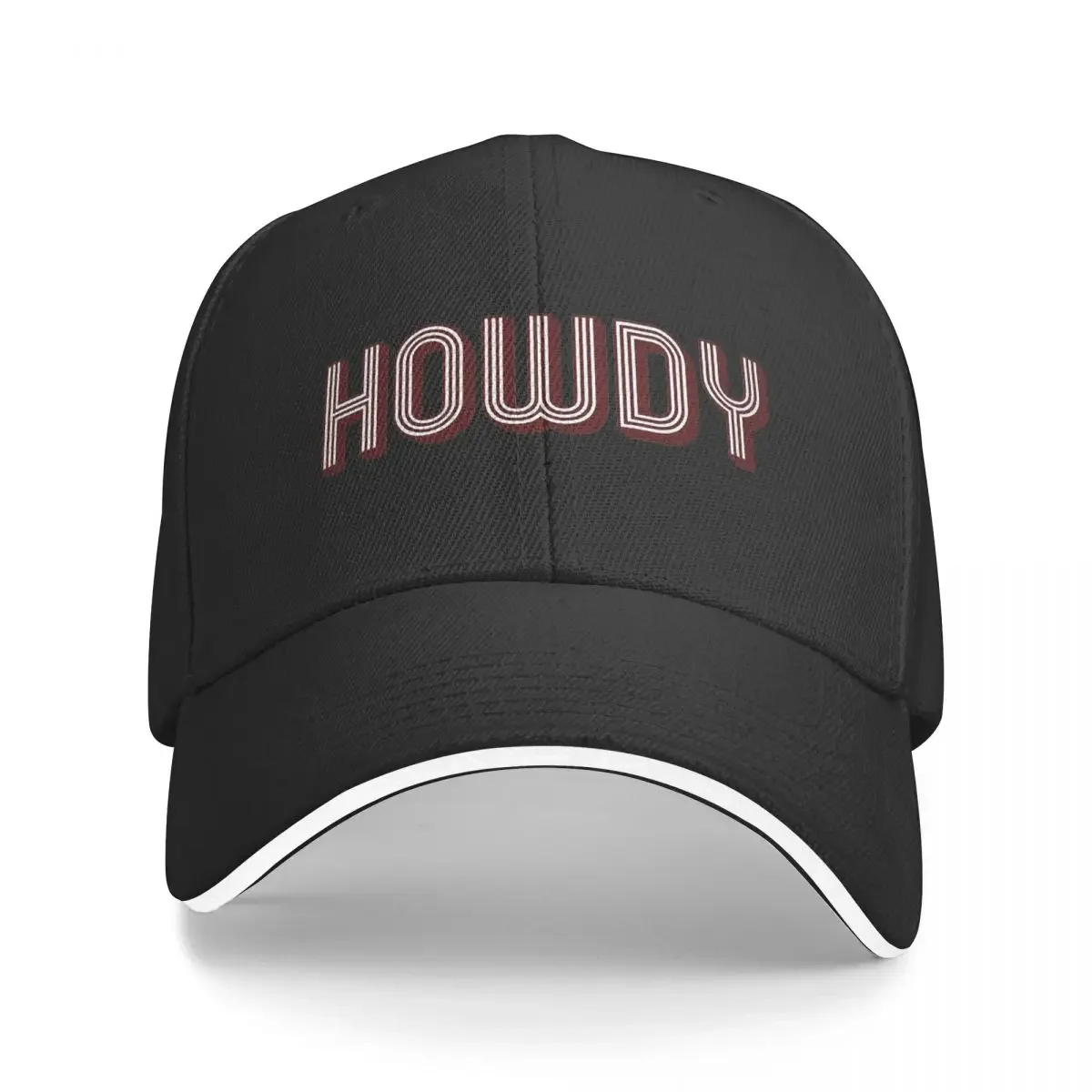 Howdy Cap Fashion Casual Baseball Caps Adjustable Hat Hip Hop Summer Unisex Baseball Hats Customizable Polychromatic