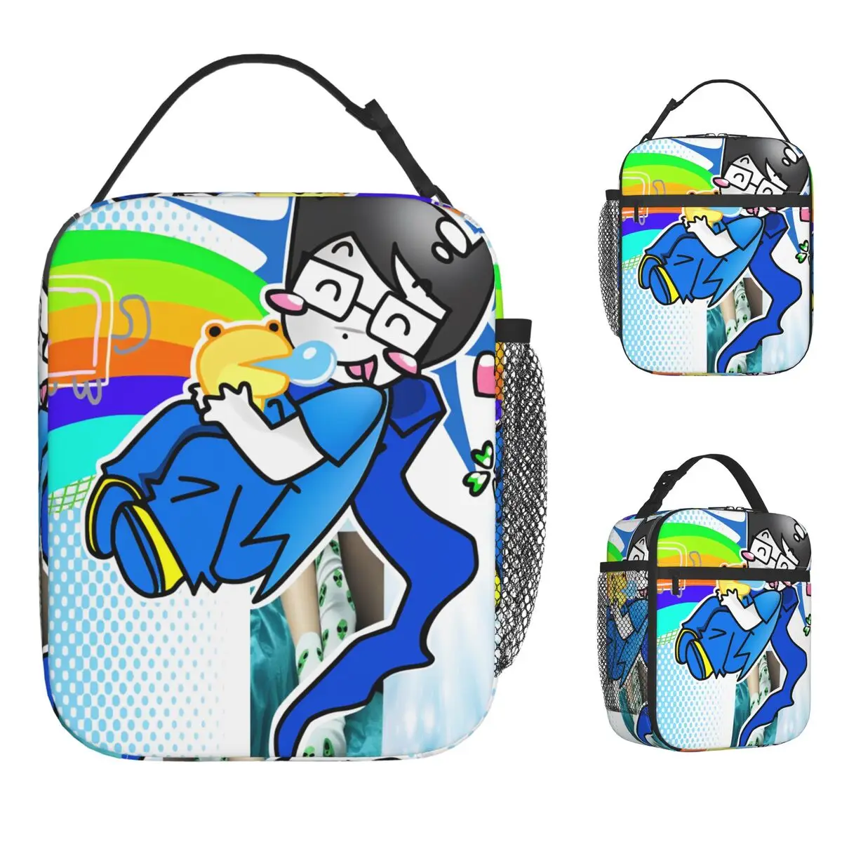 

Homestuck Karkat Сумка для обеда Модная коробка для обеда Дорожная портативная изолированная термосумка-тоут для женщин Оксфордская сумка-холодильник с принтом