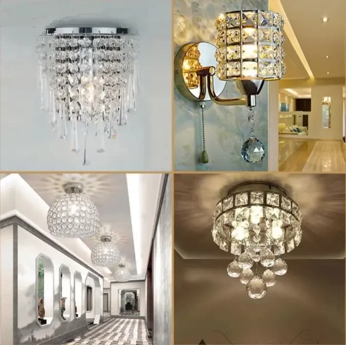 

WDYR Chandelier Crystal Modern Light Lamp Lustre Chandeliers Lighting Hanging Pendant Ceiling Fixtures Luminaire For Living Room