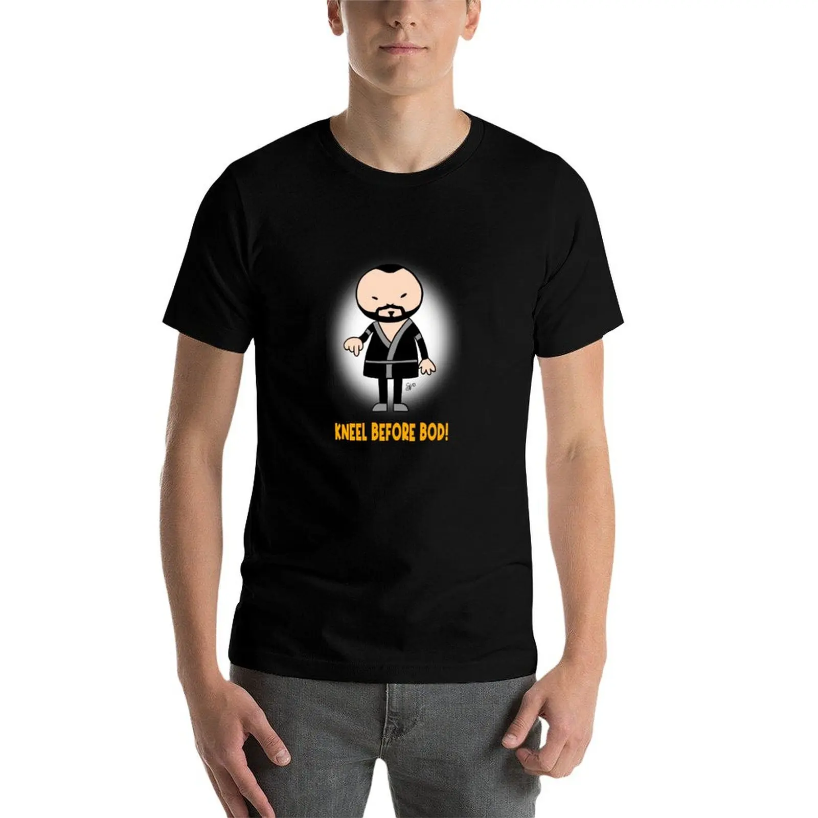 Kneel Before Bod (fan art) Camiseta masculina gráfica camisetas engraçadas de algodão