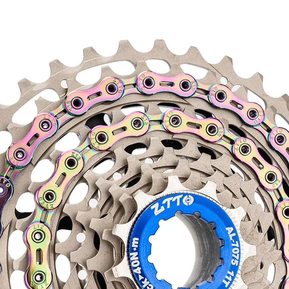 ZTTO 10 11 12 Speed Velocidade Bicycle Chain 10s 11s 12s SLR Full Hollow MTB Mountain Road Bike Chains Bike Parts