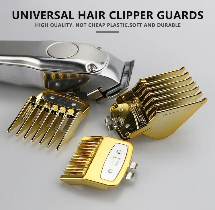 8/10 Stück Haarschneidemaschine Limit Guide Kamm für Wahl und Kemei Trimmer Universal Barber Guide Kamm Haarschnitt Werkzeug Clipper Limit Kämme – Detail 1