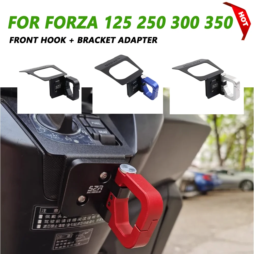 

Motorcycle Helmet Hook Hanger Holder Luggage Storage Bag Hooks For HONDA Forza 125 250 300 350 NSS350 Forza350 Forza300 Parts