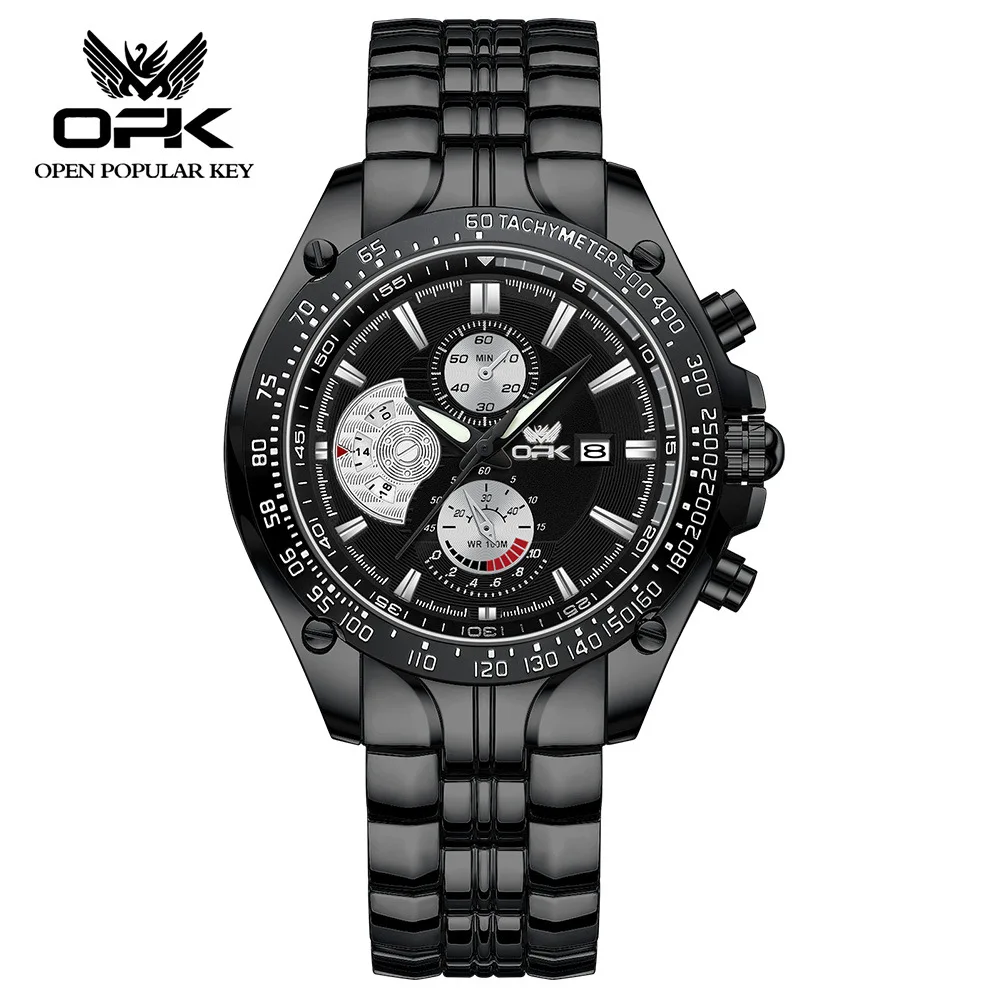 

Manufacturers wholesale OPK brand watches selling with calendar quartz watch men's watch AAA men's watch