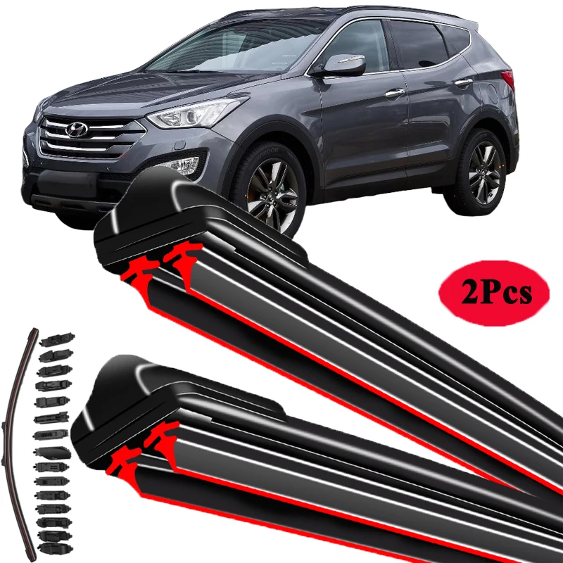 

For Hyundai Santa Fe 2013 2014 2015 2016 2017 2018 DM IX45 Car Wiper Blade Windscreen Windshield Wipers Car Accessories J Hook
