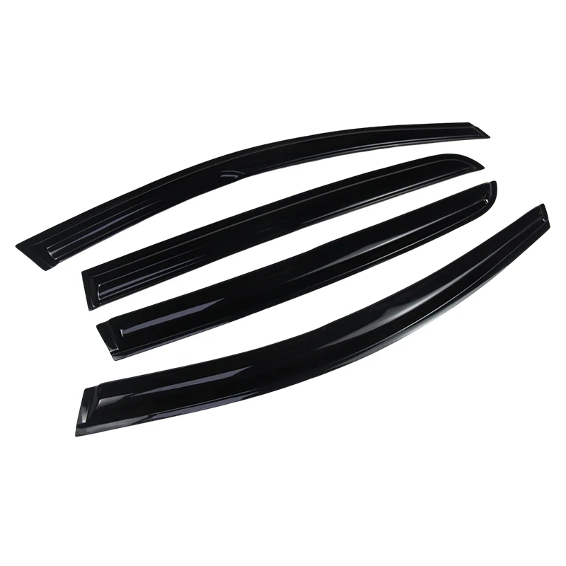 Window Rain Guards Vent Visors Deflectors for VW Golf 6 MK6 Hatchback 2009-2014 ,US 2010-2014  4Pcs Black