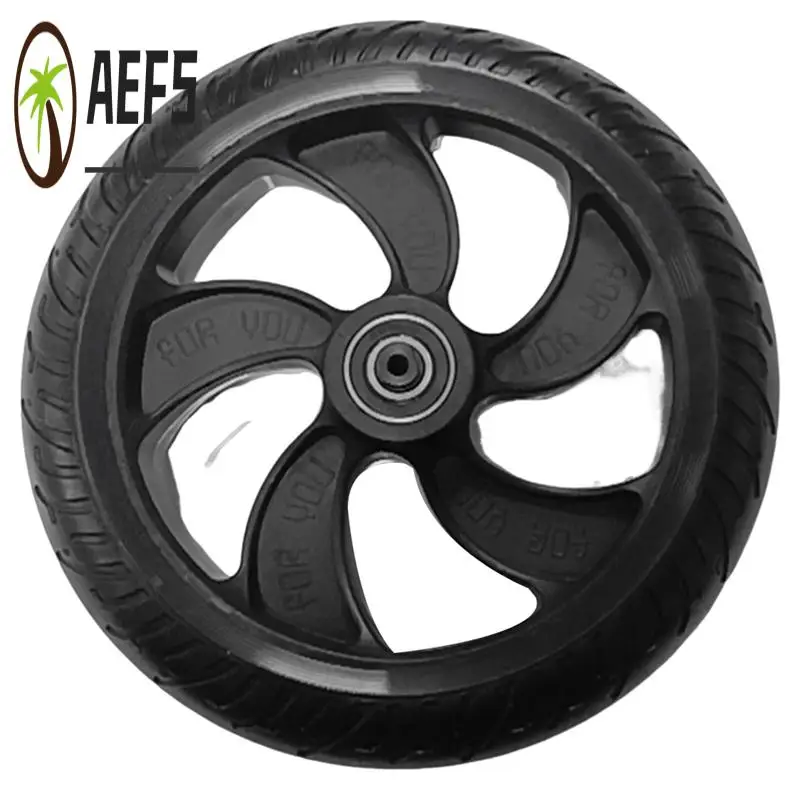 

AEF5-Electric Scooter Solid Wheel Electric Scooter Spare Part 8 Inch Solid Tyre Replacement Wheel