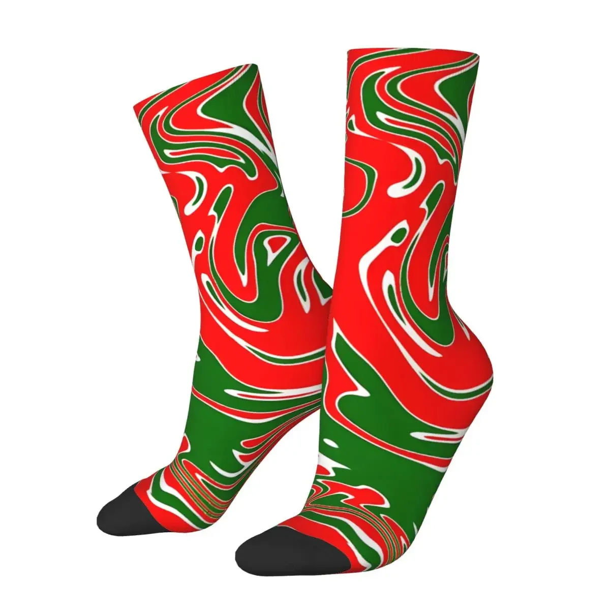 

Vintage Christmas Tree Men's compression Socks Unisex Harajuku Pattern Printed Novelty Crew Sock