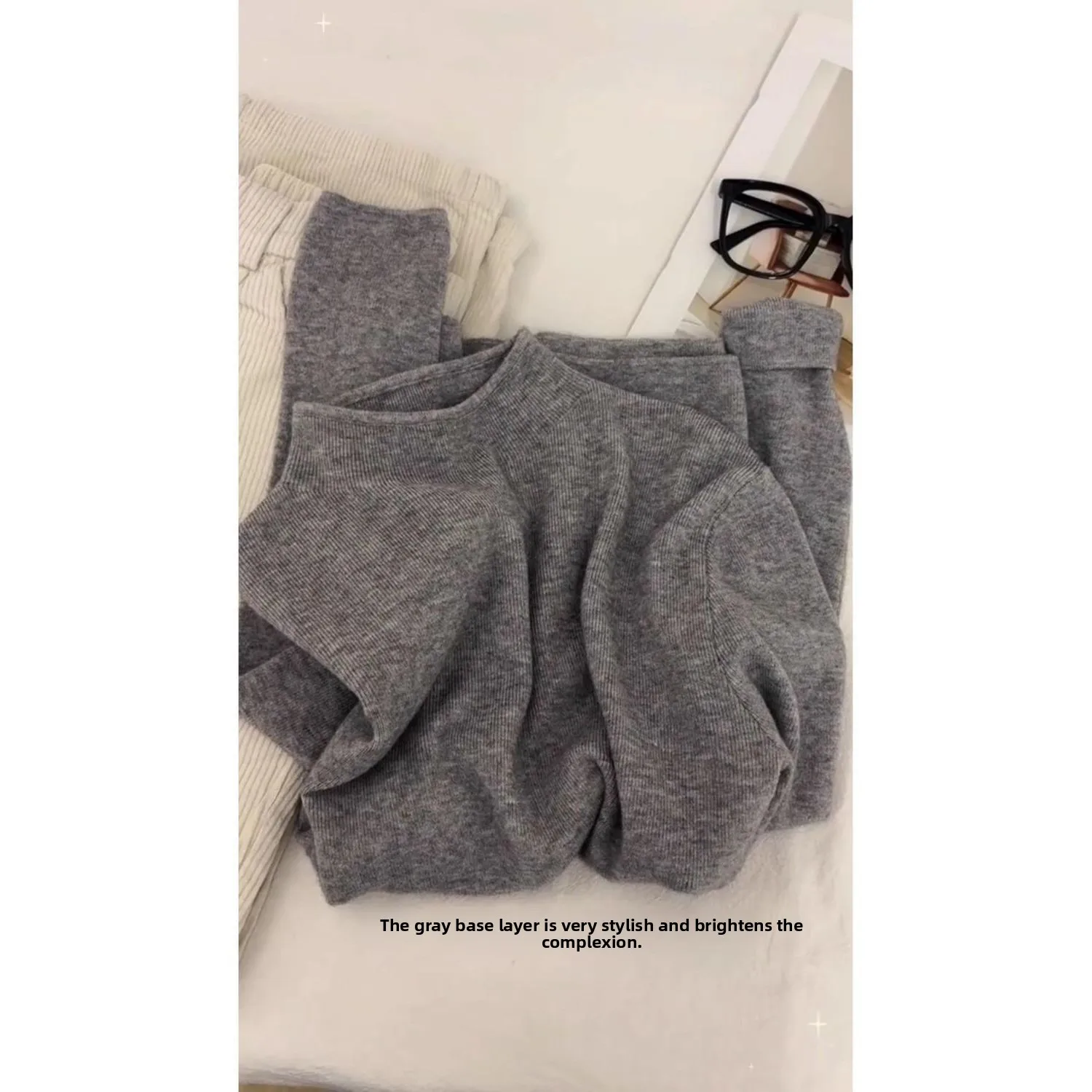 

Корейский мягкий уютный женский трикотаж High Ne, осенне-зимний свитер для похудения, внутренняя одежда, базовый топ