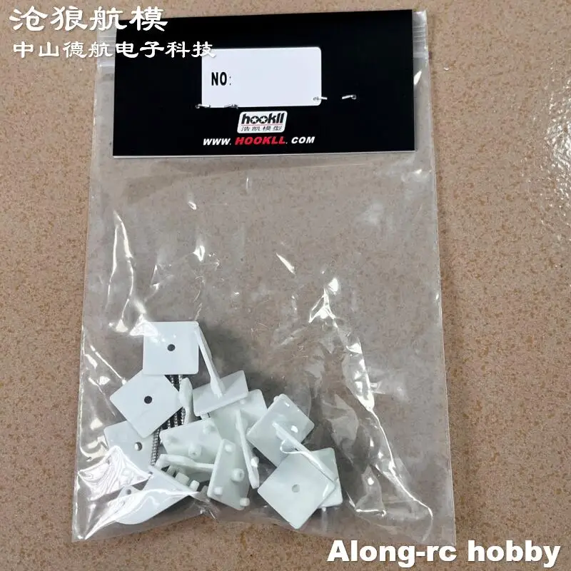 ชุดข้อต่อเซอร์โวพลาสติก 6 ชิ้น สำหรับเครื่องบินบังคับวิทยุ Hookll 30E Extra 300 Extra NG อะไหล่ประกอบโมเดล DIY