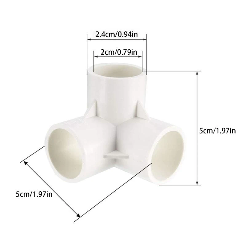 Connecteurs coude à 90 degrés PVC