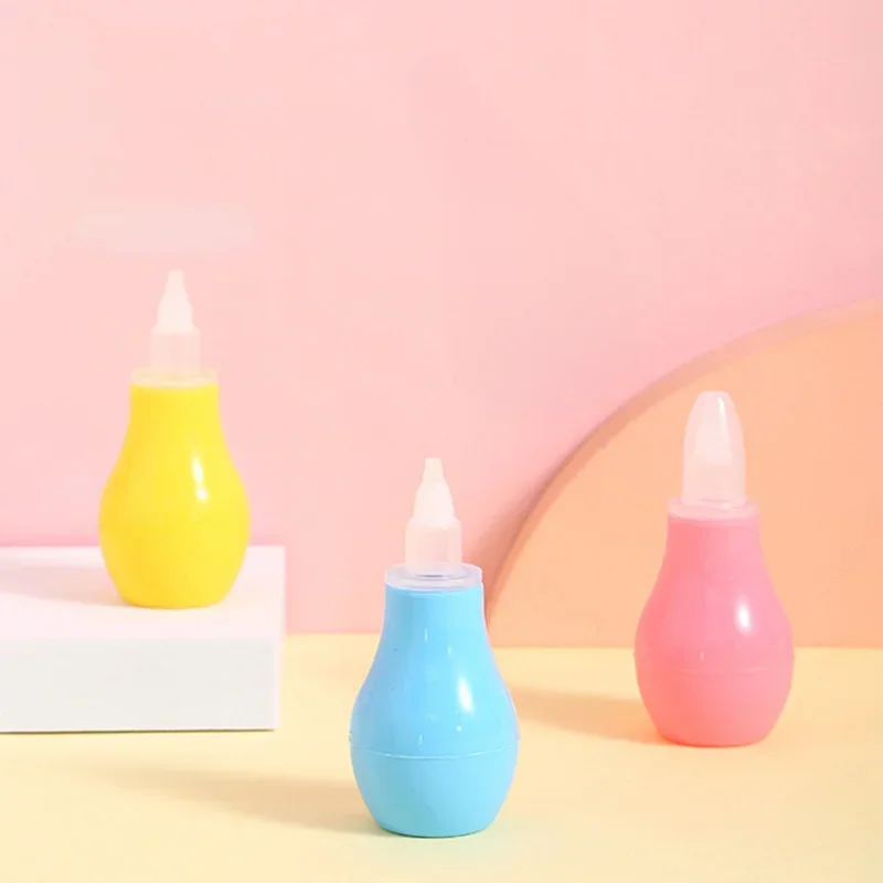 Gourd Shape Baby Nasal Aspirator Airpump Type Manual Snot Cleaner Infant Booger Absorb Items Baby Health Care Supplies