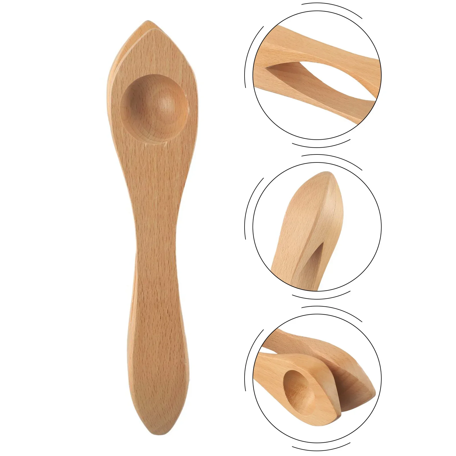 Wooden Musical Spoon Folk Sound Traditional Percussion Beech Wood Musical Instruments Percussion Heritage Party Friends Family