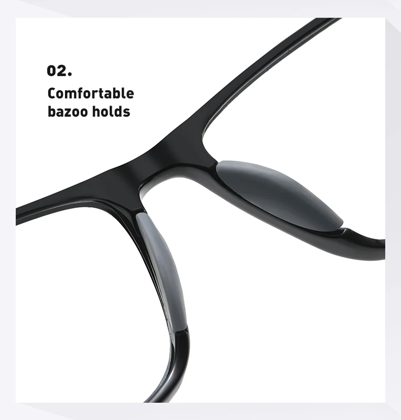 DML Neue Lesebrille Stil Hohe Qualität TR90 Ultra Licht Material männer frauen Licht Presbyopie Brillen – Detail 5