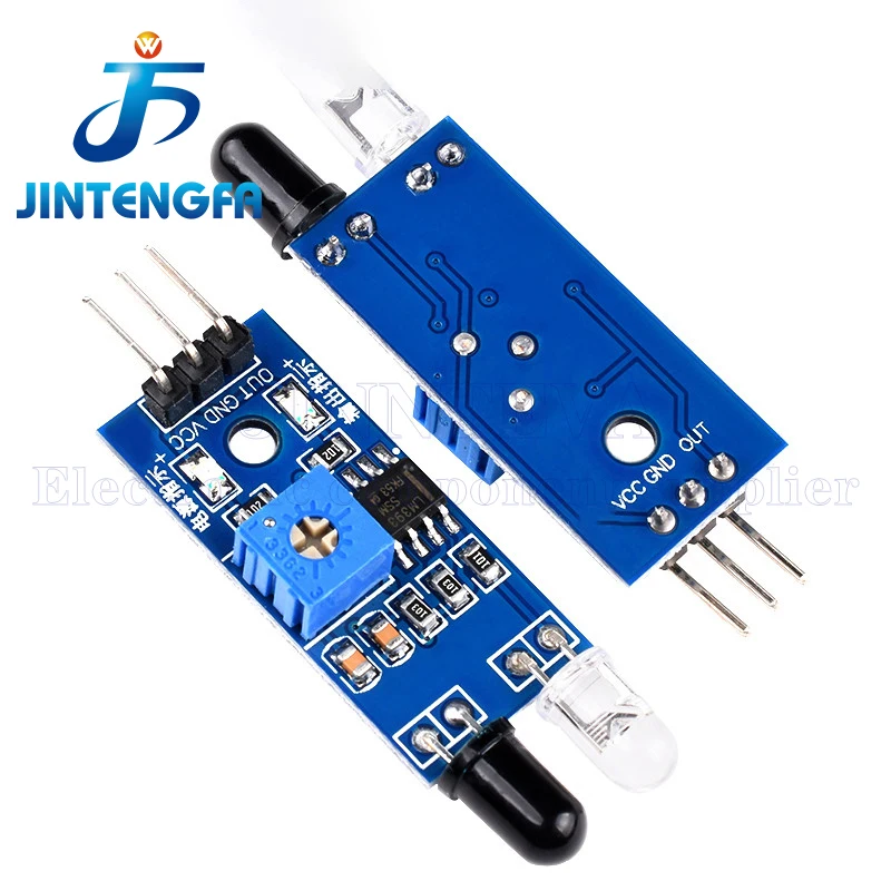 Smart Electronics New for Arduino Diy Smart Car Robot Reflective Photoelectric 3pin IR Infrared Obstacle Avoidance Sensor Module