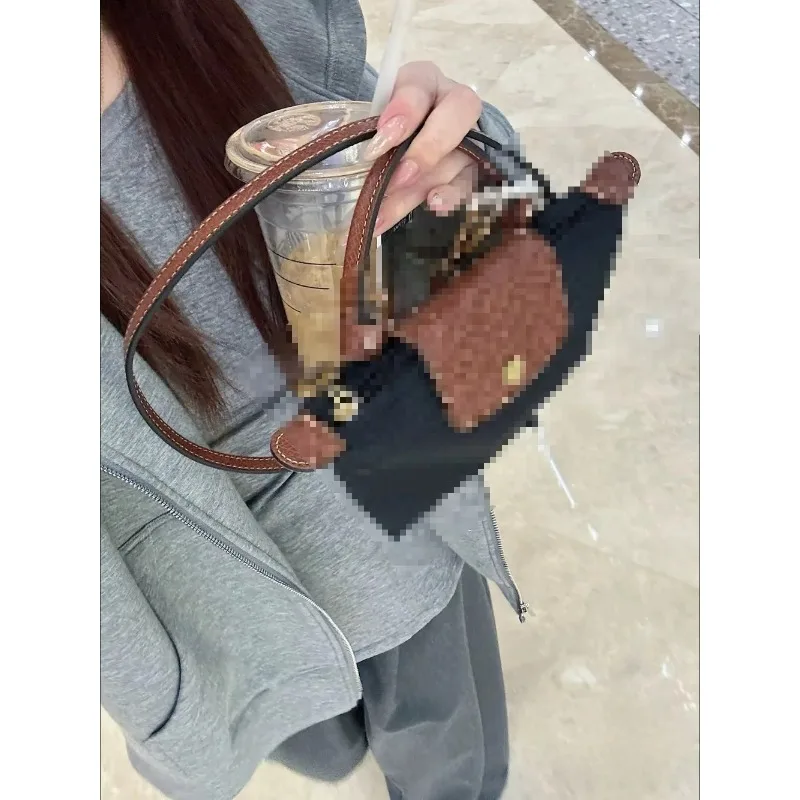 

Y2K non punched women's classic nylon dumpling bag crossbody bag mini shoulder bag exquisite small wallet