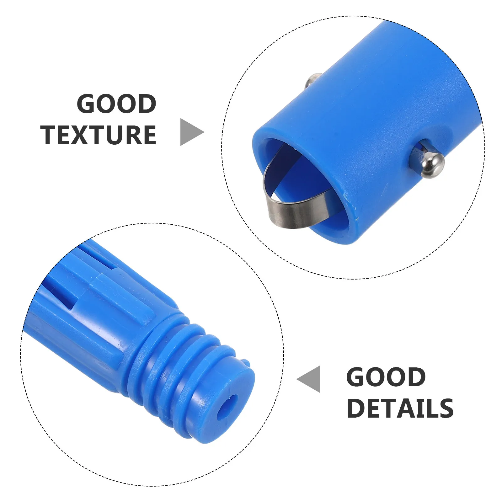 2Pcs Threaded Extension Pole Adapter 22Mm Telescopic Pole Connector Replacement Mop Handle Broom Curtain Rod Cleaning Tool