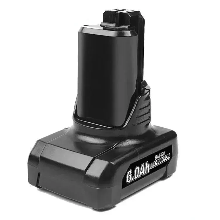 100% 오리지널 10.8V 12V 6AH 충전식 리튬 이온 배터리, Bosch BAT411 BAT412 BAT412A BAT41 3A에 적합