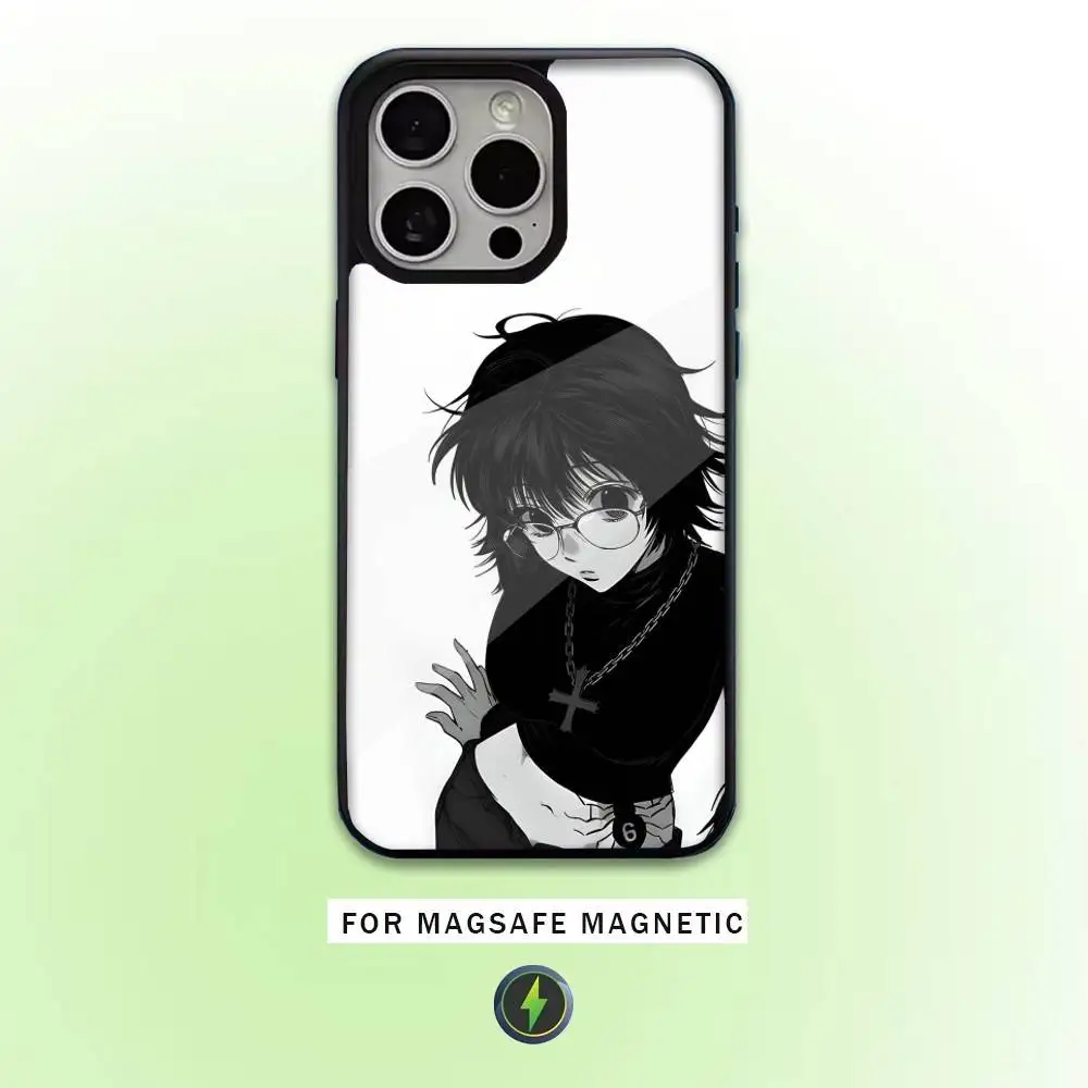 H-Hunter S-Shizuku Anime Handyhülle für iPhone17,16,15,14,13,12,11 Plus, Pro Max Magnetisches Magsafe Wireless Charging