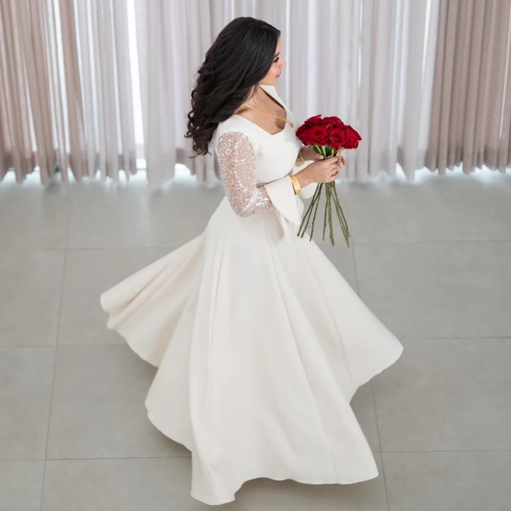 

Customized Matching Sparkle Jersey Beading Sequined A-line Square Neck Midi Dresses Bespoke Occasion Dresses Elegant Exquisite