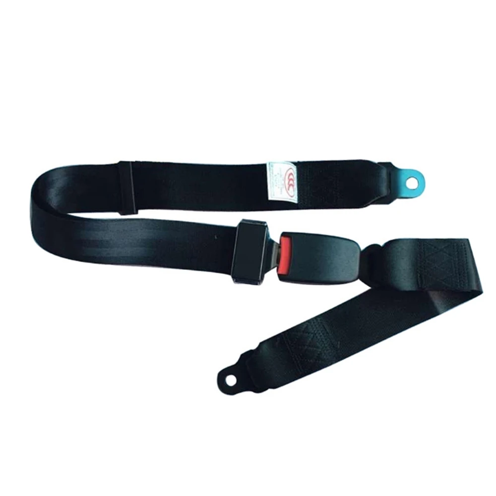 88-130CM High Quality Safety Two Point Adjustable Belt black Universal Car Vehicle Belt Extension Extender Strap