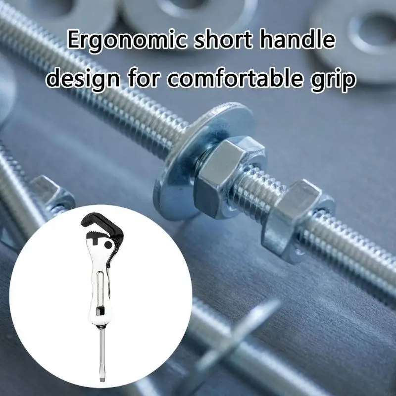 Lightweight Miniature Rough Wrench Universal Fit For Efficient Use In Narrow Work Environment Precise Work In Small Area M68E