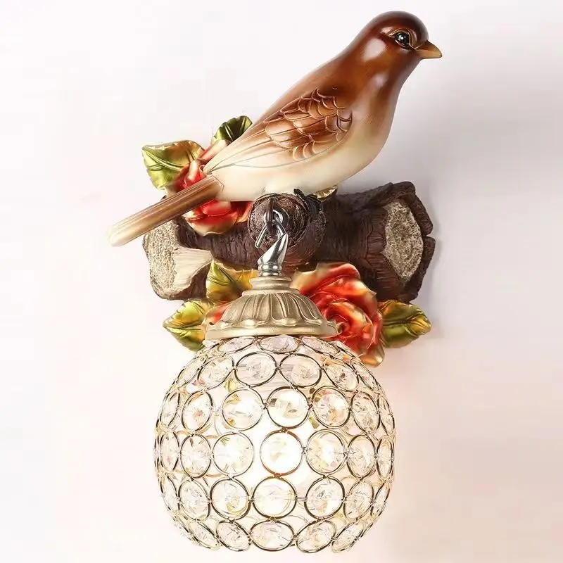 AFRA Modern Bird Wall Lamps LED Interior Nordic Resin Sconce Light for Home Living Room Bedroom Corridor Fixture