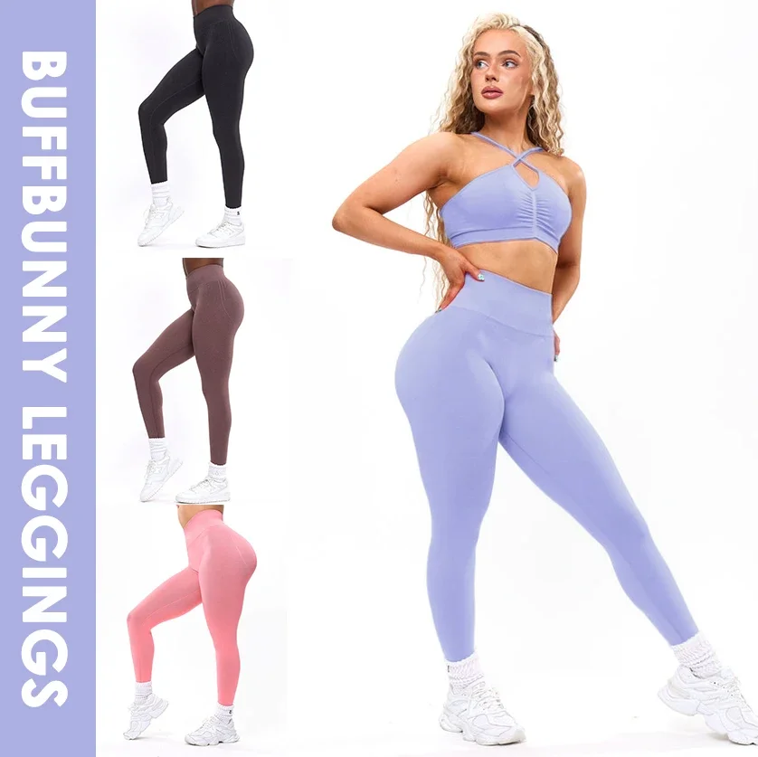 

Buffbunny Women Leggings Yoga Sport Clothing Gym Wear Elastic Seamless Tight Push Up High Waist Buffbunny Womans Scrunch Pants