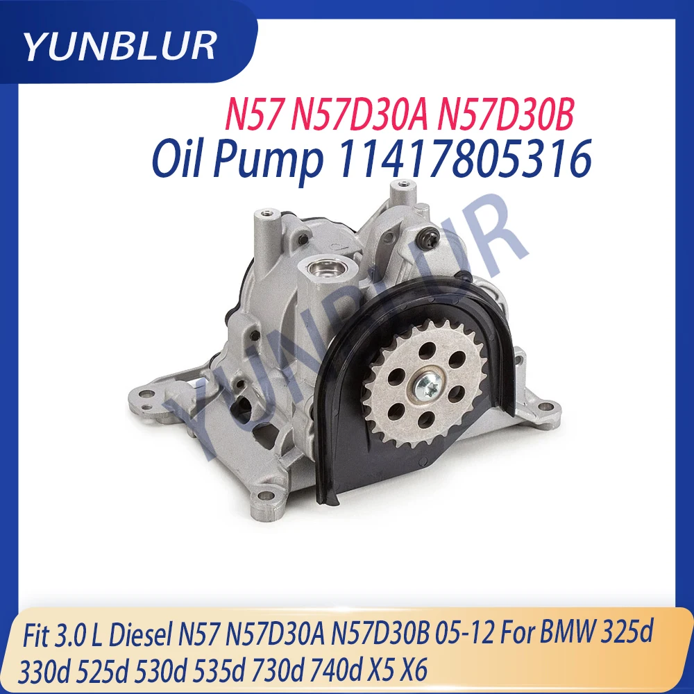 

Engine Parts Oil Pump Fit 3.0 L Diesel N57 N57D30A N57D30B 05-14 For BMW 325d 330d 525d 530d 535d 730d 740d X5 X6