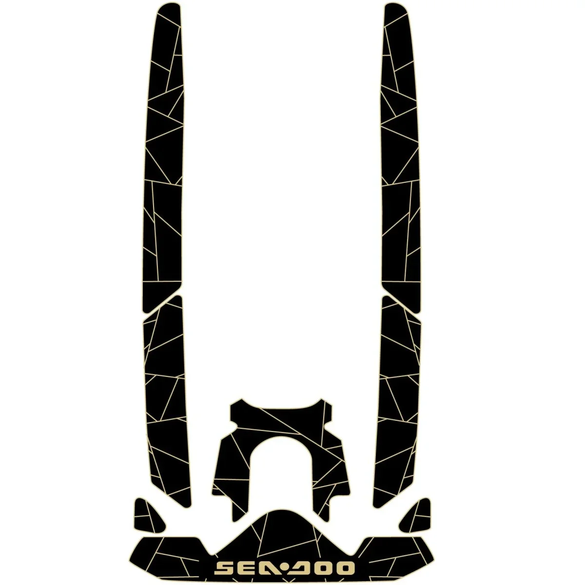 Customiz 2020–2025 SEA-DOO GTI SE 300 GTR 230 GTI 130 170 Jet Ski EVA Foam Boat Floor Pad Non-Slip Deck Mat Marine Traction Pad