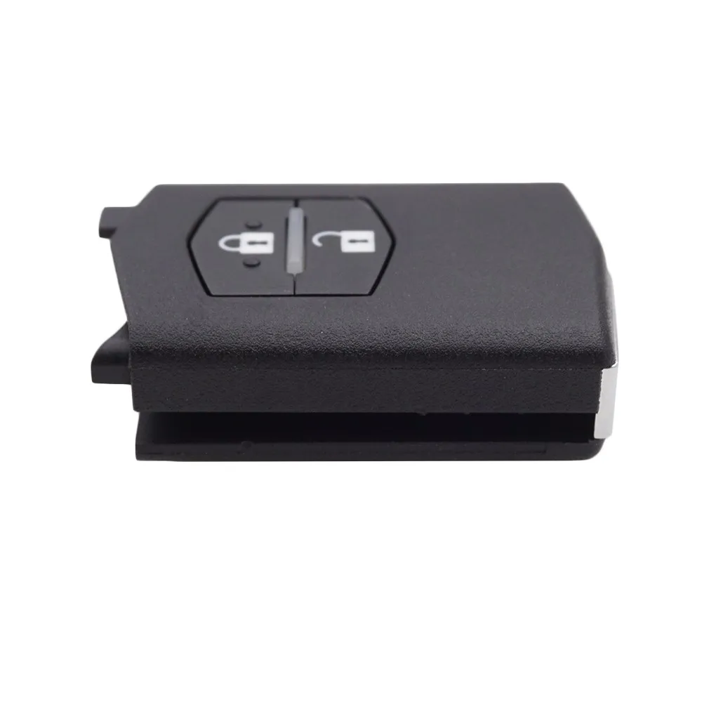 Cocolockey Auto Afstandsbediening Sleutel Shell Case Fob 2 knoppen Voor Mazda 2 3 5 6 MX5 RX8 Flip Opvouwbare Sleutels Behuizing vervanging 2 stuks