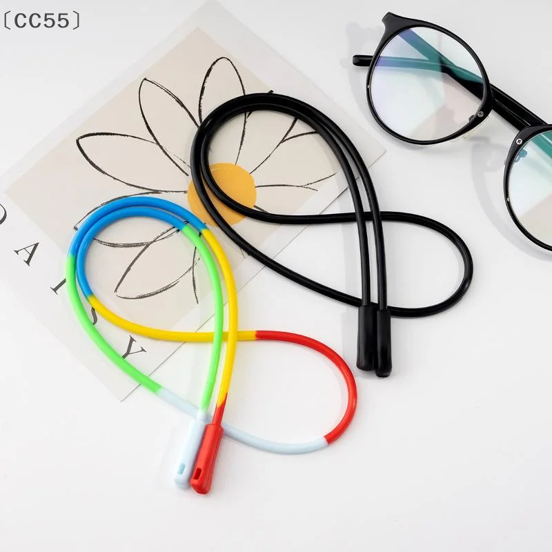[CC55] حزام نظارات من السيليكون للرجال والنساء مقاوم للماء ملحقات النظارات الشمسية سلسلة نظارات رياضية حبال حامل الحبل اسهم