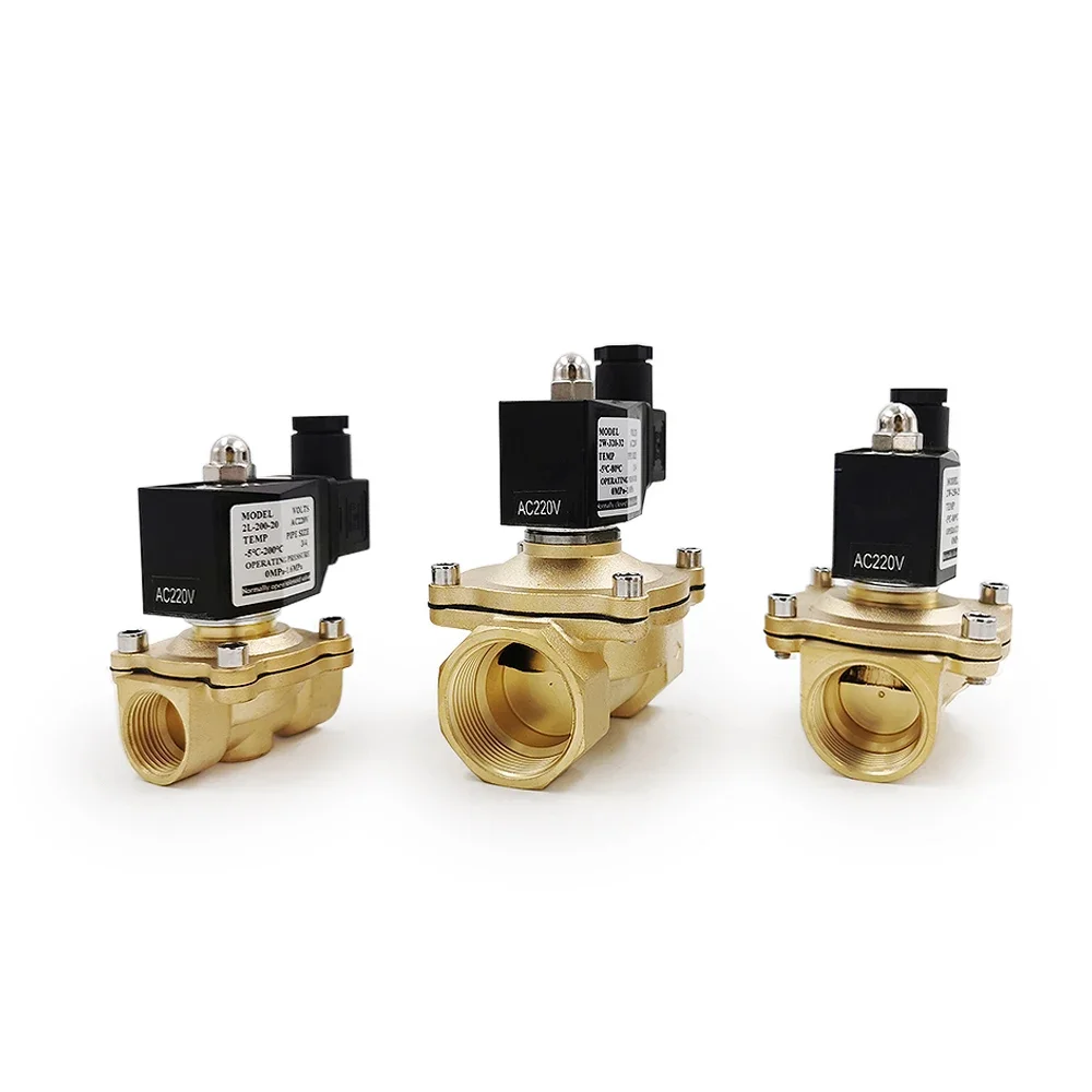 Normally Closed Brass Electric Solenoid Valve 1/4\