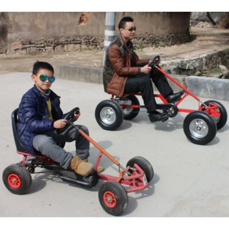 Snow Scooter Indoor/Outdoor Ice Skating with Large Wheels with Anti-Rust Steel Frame Children's Snow Bike Balance Training