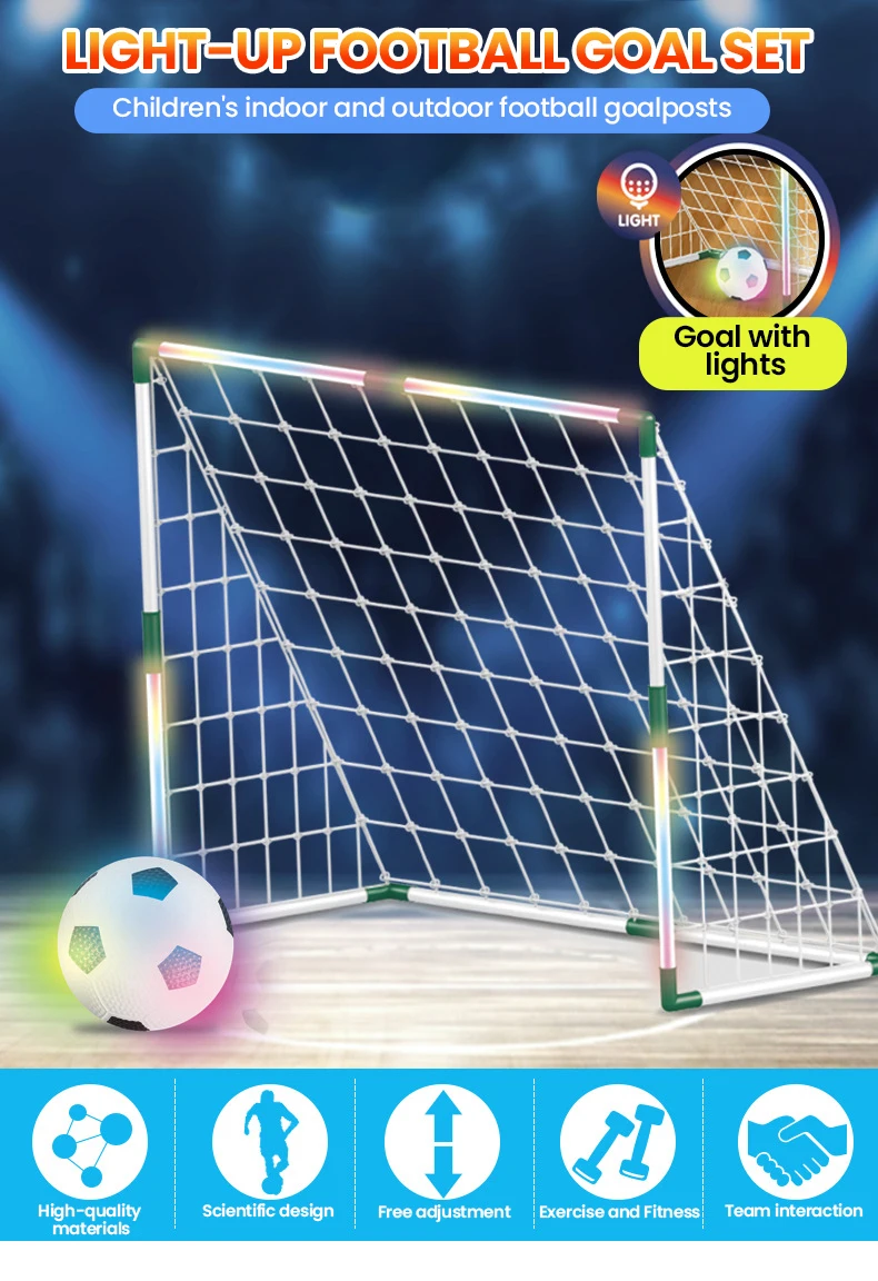 Porta de futebol portátil dobrável porta de bola de futebol treinamento ao ar livre indoor esporte brinquedo pai-filho jogo interativo criança presentes de natal